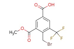 eMolecules​&nbsp;AstaTech / 4-(BROMOMETHYL)-3-(METHOXYCARBONYL)-5-(TRIFLUOROMETHYL)BENZOICACID / 0.25g / 798867395 / E72187 / 95.000 / 2368845-03-6 / [null] / 341.080 / C11H8BrF3O4