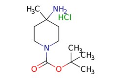 eMolecules​&nbsp;JW PharmLab LLC / 4-Amino-4-methyl-piperidine-1-carboxylic acid tert-butyl ester hydrochloride / 100mg / 665625607 / 60R0625S / 98.000 / 2719031-77-1 / [null] / 250.770 / C11H23ClN2O2