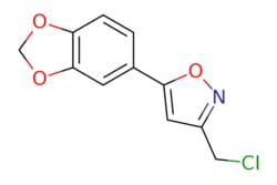 eMolecules​&nbsp;ChemScene / 5-(13-Benzodioxol-5-yl)-3-(chloromethyl)isoxazole / 100mg / 781209577 / CS-0076210 / 0.000 / 1105191-39-6 / MFCD11986428 / 237.640 / C11H8ClNO3