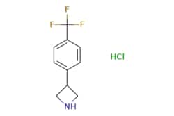 eMolecules​&nbsp;ChemScene / 3-(4-(Trifluoromethyl)phenyl)azetidine hydrochloride / 100mg / 642099823 / CS-0203507 / 0.000 / 1203683-75-3 / MFCD08460709 / 237.650 / C10H11ClF3N
