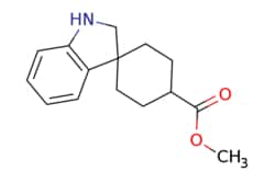 eMolecules​&nbsp;ChemScene / Methyl spiro[cyclohexane-13-indoline]-4-carboxylate / 100mg / 632284621 / CS-0150731 / 0.000 / 268538-23-4 / MFCD20134016 / 245.322 / C15H19NO2