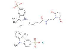 eMolecules​&nbsp;Broadpharm / Sulfo-Cy5 maleimide / 1mg / 296213699 / BP-22557 / 95.000 / 2242791-82-6 / MFCD28385506 / 803.000 / C38H43KN4O9S2
