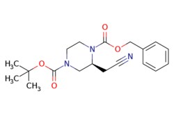 eMolecules​ ChemScene / 1-Benzyl 4-(tert-butyl) (S)-2-(cyanomethyl)piperazine-14-dicarboxylate