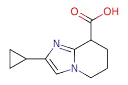 eMolecules​&nbsp;AstaTech / 2-CYCLOPROPYL-5678-TETRAHYDROIMIDAZO[12-A]PYRIDINE-8-CARBOXYLIC ACID / 0.1g / 718088614 / E85937 / 95.000 / 1706447-26-8 / MFCD28012750 / 206.245 / C11H14N2O2