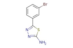 eMolecules​&nbsp;AstaTech / 5-(3-BROMOPHENYL)-134-THIADIAZOL-2-AMINE / 0.25g / 449737949 / 68147 / 95.000 / 108656-65-1 / MFCD01590338 / 256.120 / C8H6BrN3S