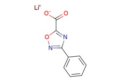 eMolecules​&nbsp;ChemScene / Lithium 3-phenyl-124-oxadiazole-5-carboxylate / 100mg / 714102845 / CS-0377835 / 0.000 / 1864062-88-3 / MFCD29034260 / 196.090 / C9H5LiN2O3