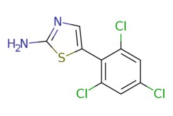 eMolecules​&nbsp;AOBChem USA / 5-(246-Trichlorophenyl)thiazol-2-amine / 250mg / 700998483 / 56154 /  / 1593225-23-0 / [null] / 279.560 / C9H5Cl3N2S