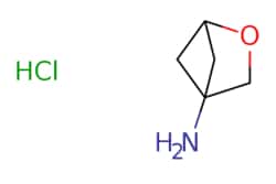 eMolecules​&nbsp;Pharmablock / 2-oxabicyclo[2.1.1]hexan-4-aminehydrochloride / 25mg / 713713813 / PBWW074-1 / 0.000 / 2260936-52-3 / [null] / 135.590 / C5H10ClNO