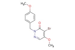 eMolecules​ Synthonix / 4-bromo-5-methoxy-2-(4-methoxybenzyl)pyridazin-3(2H)-one