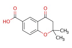 eMolecules​&nbsp;AstaTech / 22-DIMETHYL-4-OXOCHROMAN-6-CARBOXYLIC ACID / 0.1g / 721754032 / 50928 / 97.000 / 65372-54-5 / MFCD10009218 / 220.224 / C12H12O4