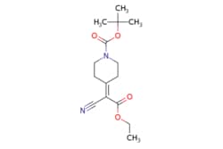 eMolecules​&nbsp;AstaTech / 1-PIPERIDINECARBOXYLIC ACID 4-(1-CYANO-2-ETHOXY-2-OXOETHYLIDENE)- 11-DIMETHYLETHYL ESTER / 0.25g / 268500497 / 72269 / 95.000 / 193537-11-0 / MFCD11977347 / 294.351 / C15H22N2O4