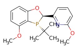 eMolecules​&nbsp;Ambeed / 2-((2R3R)-3-(tert-butyl)-4-methoxy-23-dihydrobenzo[d][13]oxaphosphol-2-yl)-6-methoxypyridine / 100mg / 600828227 / A1175206 /  / 1542796-16-6 / [null] / 331.352 / C18H22NO3P