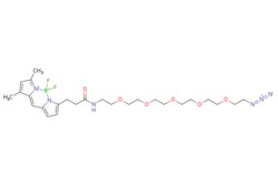 eMolecules​&nbsp;Broadpharm / BDP FL-PEG5-azide / 1mg / 340377014 / BP-23466 / 97.000 / 2093197-91-0 / MFCD30723295 / 580.440 / C26H39BF2N6O6