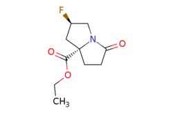 eMolecules​ Pharmablock / ethyl (2R8S)-2-fluoro-5-oxo-2367-tetrahydro-1H-pyrrolizine-8-carboxylate