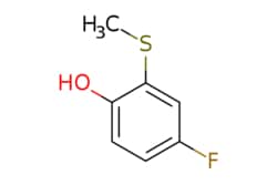 eMolecules​&nbsp;AOBChem USA / 4-Fluoro-2-(methylthio)phenol / 250mg / 768962798 / 53104 /  / 90033-52-6 / MFCD16998914 / 158.190 / C7H7FOS