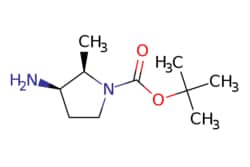 eMolecules​&nbsp;Pharmablock / tert-butyl (2R3R)-3-amino-2-methyl-pyrrolidine-1-carboxylate / 25mg / 784545913 / PBB1342 / 0.000 / 1932000-01-5 / [null] / 200.282 / C10H20N2O2