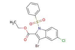 eMolecules​ AstaTech / ETHYL 3-BROMO-5-CHLORO-1-(PHENYLSULFONYL)-1H-INDOLE-2-CARBOXYLATE