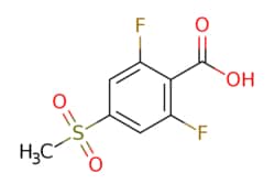 eMolecules​&nbsp;AOBChem USA / 26-difluoro-4-(methylsulfonyl)benzoic acid / 250mg / 768970459 / 120001 /  / 2918951-02-5 / [null] / 236.190 / C8H6F2O4S