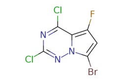 eMolecules​ Pharmablock / 7-bromo-24-dichloro-5-fluoro-pyrrolo[21-f][124]triazine