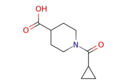 eMolecules​&nbsp;AstaTech / 1-(CYCLOPROPANECARBONYL)PIPERIDINE-4-CARBOXYLIC ACID / 0.25g / 761700133 / F21196 / 95.000 / 876866-50-1 / MFCD07838528 / 197.234 / C10H15NO3