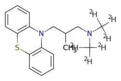eMolecules​&nbsp;Medchem Express / Alimemazine-d6 / 1mg / 415686909 / HY-12752S /  / 1346603-88-0 / MFCD28900690 / 304.480 / C18H22N2S