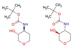eMolecules​&nbsp;JW PharmLab LLC / trans-(3-Hydroxy-tetrahydro-pyran-4-yl)-carbamic acid tert-butyl ester / 50mg / 553410326 / 20R1925 / 98.000 / 445480-33-1 / [null] / 434.530 / C20H38N2O8