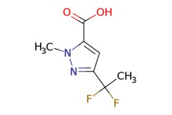 eMolecules​ Pharmablock / 3-(11-difluoroethyl)-1-methyl-1H-pyrazole-5-carboxylic