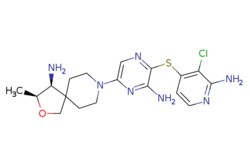 eMolecules​ 1801765-04-7 | Ambeed | (3S4S)-8-(6-Amino-5-((2-amino-3-chloropyridin-4-yl)thio)pyrazin-2-yl)-3-methyl-2-oxa-8-azaspiro[4.5]decan-4-amine