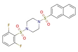 eMolecules​&nbsp;1186660-06-9 | Medchem Express |  PKM2 activator 2 |  5mg | 779715147 | HY-147368 | 452.49 |  C20H18F2N2O4S2