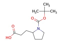 eMolecules​&nbsp;AstaTech / 2-(2-CARBOXY-ETHYL)-PYRROLIDINE-1-CARBOXYLIC ACID TERT-BUTYL ESTER / 0.1g / 726012746 / 72693 / 95.000 / 212650-48-1 / MFCD20232576 / 243.303 / C12H21NO4