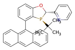 eMolecules​&nbsp;Ambeed / 2-((2S3S)-4-(Anthracen-9-yl)-3-(tert-butyl)-23-dihydrobenzo[d][13]oxaphosphol-2-yl)pyridine / 100mg / 600828550 / A1207642 /  / 2565792-34-7 / [null] / 447.518 / C30H26NOP