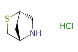 eMolecules​&nbsp;Pharmablock / (1S4S)-2-thia-5-azabicyclo[2.2.1]heptane hydrochloride / 25mg / 787746589 / PBLL1275-1 / 0.000 / 125136-43-8 / MFCD20487628 / 151.650 / C5H10ClNS