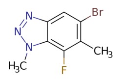 eMolecules​ Pharmablock / 5-bromo-7-fluoro-16-dimethyl-benzotriazole /