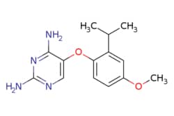 eMolecules​&nbsp;Synthonix / 5-(2-isopropyl-4-methoxyphenoxy)pyrimidine-24-diamine / 25mg / 794074663 / AC80386 /  / 865304-71-8 / [null] / 274.324 / C14H18N4O2