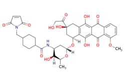 eMolecules​&nbsp;400647-59-8 | Medchem Express |  Doxorubicin-SMCC |  5mg | 602878364 | HY-116063 | 762.765 |  C39H42N2O14