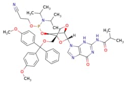 eMolecules​&nbsp;Broadpharm / DMTr-LNA-G(iBu)-3-CED-phosphoramidite / 250mg / 784455641 / BP-40020 /  / 206055-77-8 / [null] / 867.941 / C45H54N7O9P
