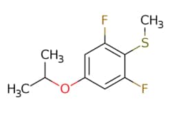 eMolecules​&nbsp;AOBChem USA / (26-Difluoro-4-isopropoxyphenyl)(methyl)sulfane / 250mg / 768967121 / 74697 /  / 2901065-31-2 / [null] / 218.260 / C10H12F2OS