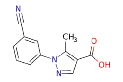 eMolecules​ 1155575-89-5 | ChemScene | 1-(3-cyanophenyl)-5-methyl-1H-pyrazole-4-carboxylic