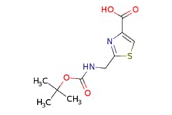 eMolecules​&nbsp;71904-80-8 | 2-((TERT-BUTOXYCARBONYLAMINO)METHYL)THIAZOLE-4-CARBOXYLIC ACID | AstaTech | MFCD10703327 | 258.290 | C10H14N2O4S | 95.000 | CC(C)(C)OC(=O)NCc1nc(cs1)C(O)=O | 0.25g | 273168185