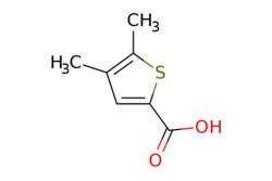eMolecules​&nbsp;40808-24-0 | 4,5-DIMETHYLTHIOPHENE-2-CARBOXYLIC ACID | AstaTech | MFCD00512748 | 156.200 | C7H8O2S | 95.000 | Cc1cc(sc1C)C(O)=O | 0.25g | 296384113