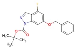 eMolecules​ AstaTech / TERT-BUTYL 6-(BENZYLOXY)-4-FLUORO-1H-INDAZOLE-1-CARBOXYLATE