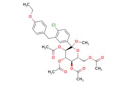 eMolecules​&nbsp;ChemScene / (3R4S5R6R)-6-(acetoxymethyl)-2-(4-chloro-3-(4-ethoxybenzyl)phenyl)-2-methoxytetrahydro-2H-pyran-345-triyl triacetate / 100mg / 572164742 / CS-0009475 / 0.000 / 461432-28-0 / MFCD28386732 / 607.050 / C30H35ClO11