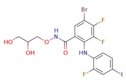eMolecules​&nbsp;Medchem Express / PD318088 / 5mg / 446260681 / HY-12062 /  / 391210-00-7 / MFCD18384973 / 561.094 / C16H13BrF3IN2O4