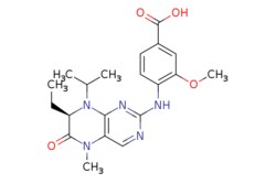 eMolecules​&nbsp;ChemScene / (R)-4-((7-Ethyl-8-isopropyl-5-methyl-6-oxo-5678-tetrahydropteridin-2-yl)amino)-3-methoxybenzoic acid / 100mg / 642097960 / CS-0028467 / 0.000 / 1333493-13-2 / MFCD22565663 / 399.451 / C20H25N5O4