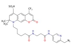 eMolecules​&nbsp;Broadpharm / BP Fluor 430 Picolyl Azide / 1mg / 599128599 / BP-25545 /  / 2644752-87-2 / [null] / 705.710 / C31H34F3N7O7S