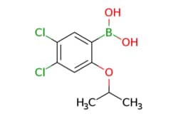 eMolecules​&nbsp;AOBChem USA / (45-Dichloro-2-isopropoxyphenyl)boronic acid / 250mg / 768964688 / 64295 /  /  / [null] / 248.890 / C9H11BCl2O3