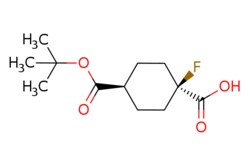eMolecules​ Pharmablock / cis-4-tert-butoxycarbonyl-1-fluoro-cyclohexanecarboxylic