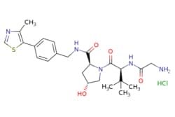 eMolecules​ 2361120-26-3 | Ambeed | (2S4R)-1-((S)-2-(2-Aminoacetamido)-33-dimethylbutanoyl)-4-hydroxy-N-(4-(4-methylthiazol-5-yl)benzyl)pyrrolidine-2-carboxamide