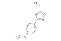 eMolecules​ AstaTech / 5-CHLOROMETHYL-3-(4-METHYLSULFANYL-PHENYL)-[124]OXADIAZOLE