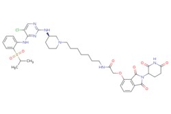 eMolecules​&nbsp;2519823-34-6 | Medchem Express |  BSJ-4-116 |  5mg | 603242380 | HY-139039 | 837.39 |  C40H49ClN8O8S